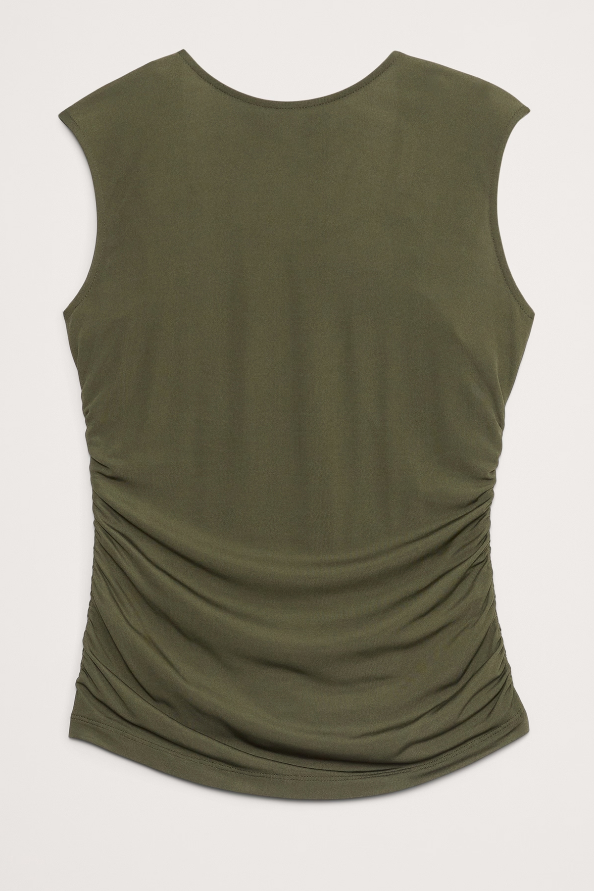 Crepe Knit Open-Back Top