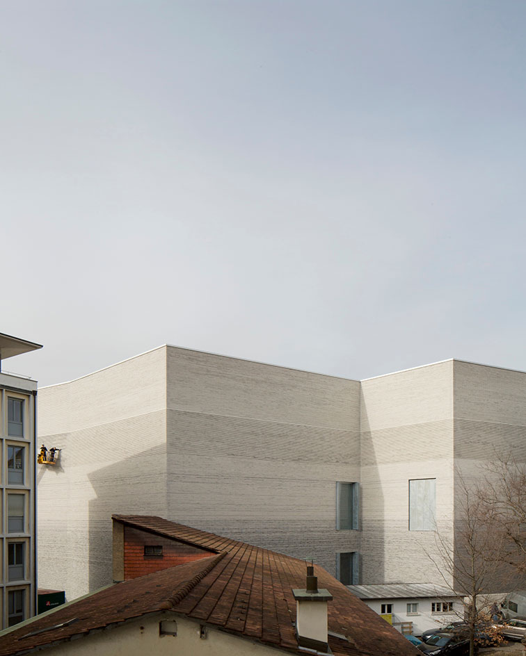 The new building is set across the street from the existing Kunstmuseum structure