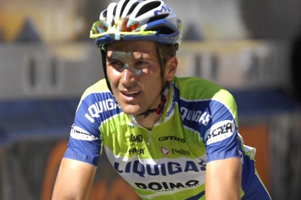 Ivan Basso (Liquigas) lost time