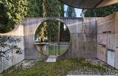 Veritti Tomb, Udine, Italy, 1951. Carlo Scarpa with Angelo Masieri. seen in a tome on scarpa as part of this spring's new architecture books