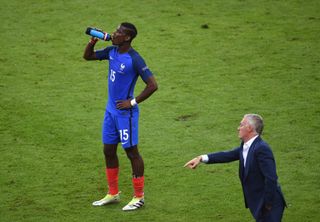 Paul Pogba is a favourite of France boss Didier Deschamps
