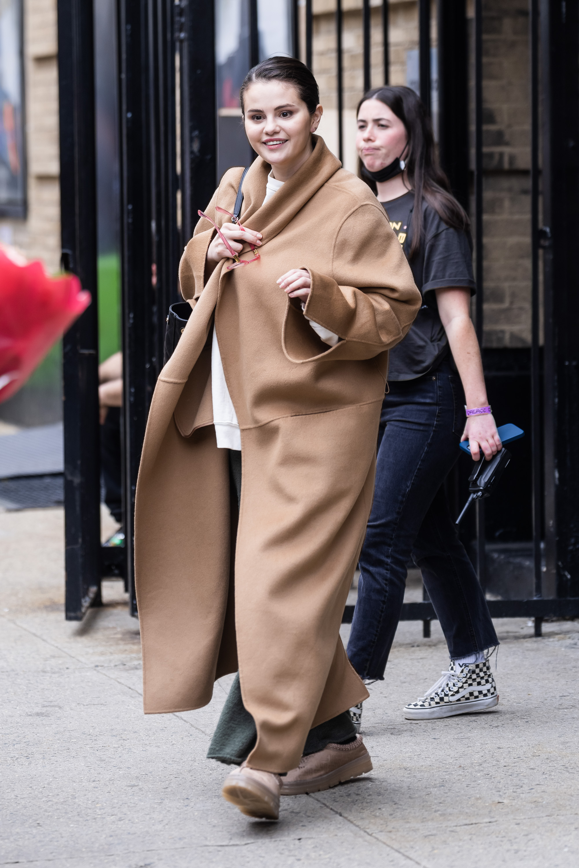 Selena Gomez is seen filming &quot;Only Murders in the Building&quot; in Washington Heights on April 06, 2023 in New York City. (Photo by Gotham/GC Images)