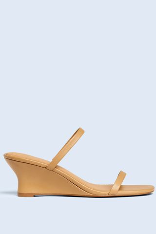 The Kimmy Wedge Sandal in Leather