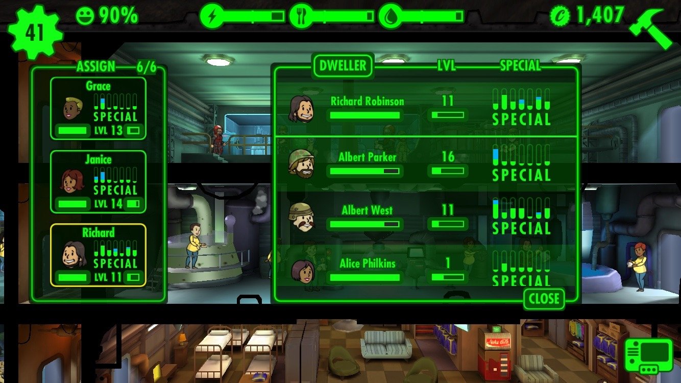 Part of successfully managing a Vault means assigning your dwellers to tasks their S.P.E.C.I.A.L. stats are ideal for.