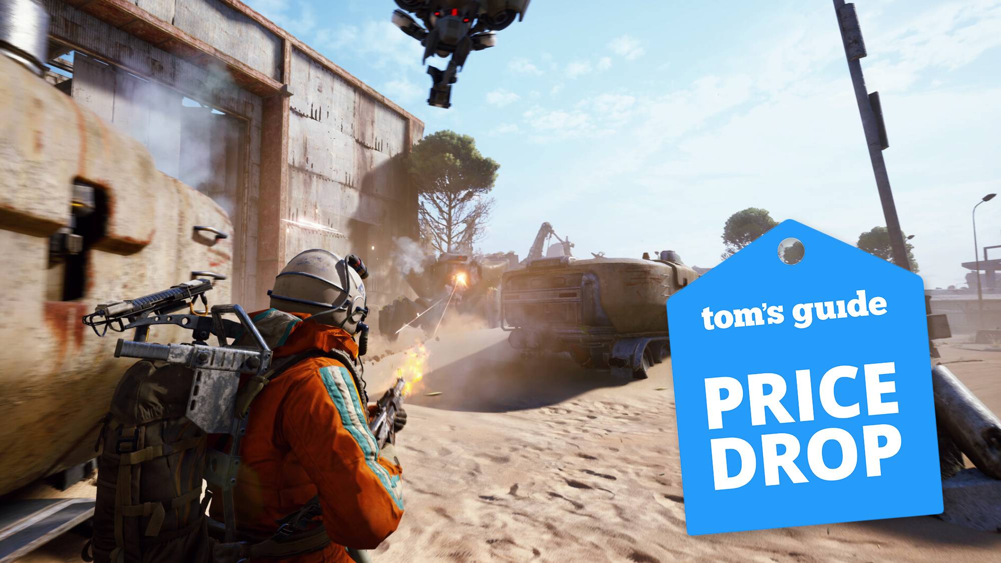 ARC Raiders screenshot with a Tom's Guide deal tag