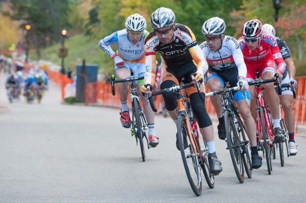 Riders on the attack at the Tour of Vail.