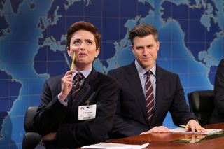 When is the next episode of Saturday Night Live? SATURDAY NIGHT LIVE -- Episode 1855 -- Pictured: (l-r) Sarah Sherman as CJ Rossitano and anchor Colin Jost