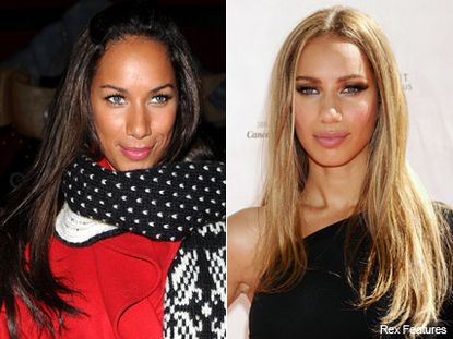 Leona Lewis - Love or hate? Leona Lewis' new brunette hair, darker, brown, chocolate, beauty, news, celebrity, spotted, shopping, LA, The Grove, Marie Claire