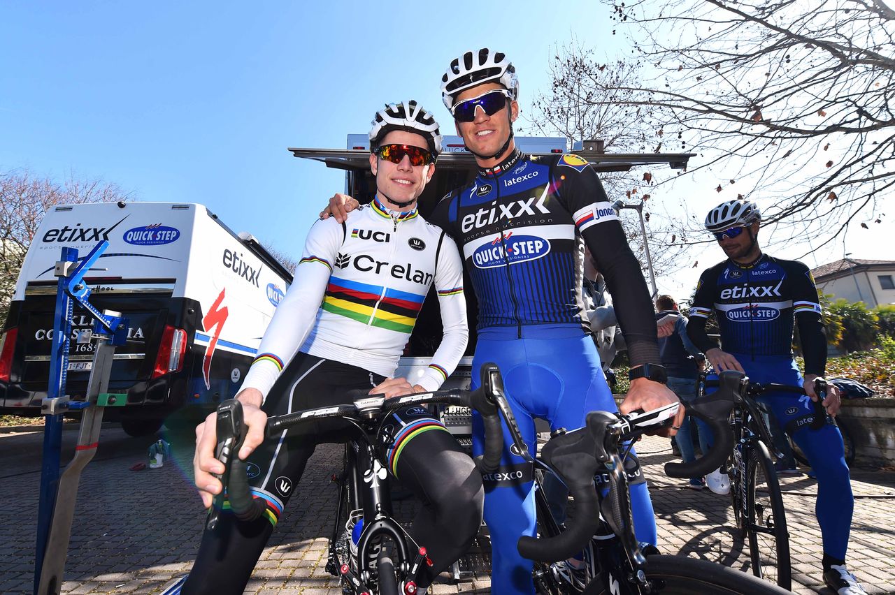 Two world champions Wout Van Aert and Zdenek Stybar