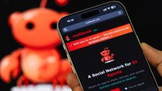 The Moltbook welcome screen on a smartphone