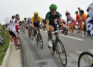 Pierre Rolland (Europcar) in the group of favorites