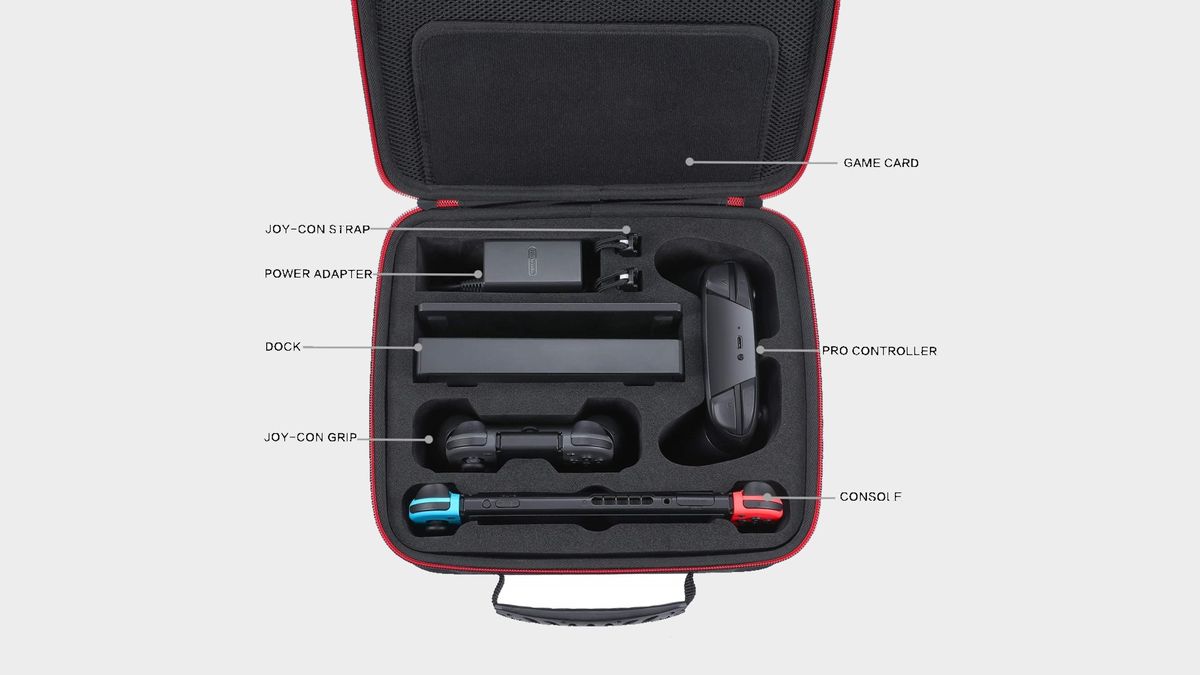 Zadii carrying case for Nintendo Switch