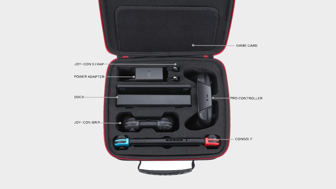 Zadii carrying case for Nintendo Switch