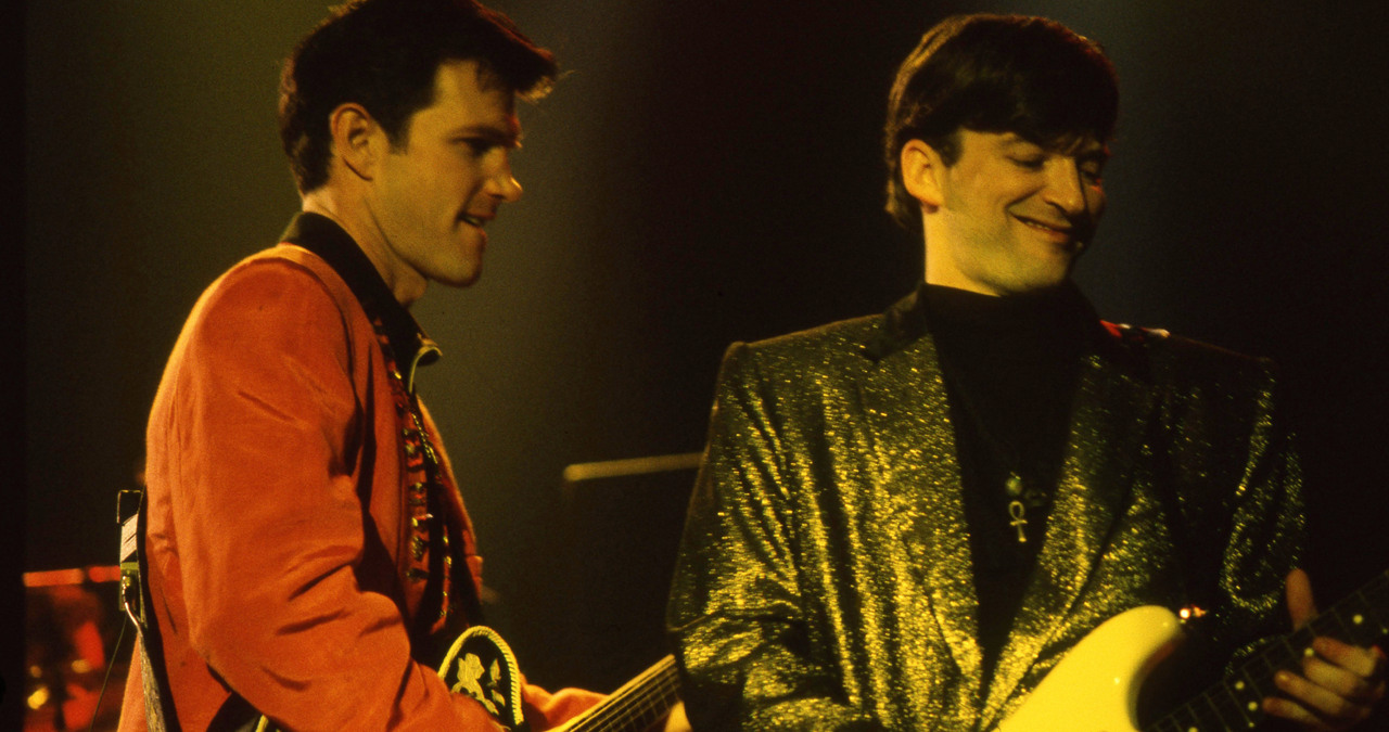 Chris Isaak and guitarist
