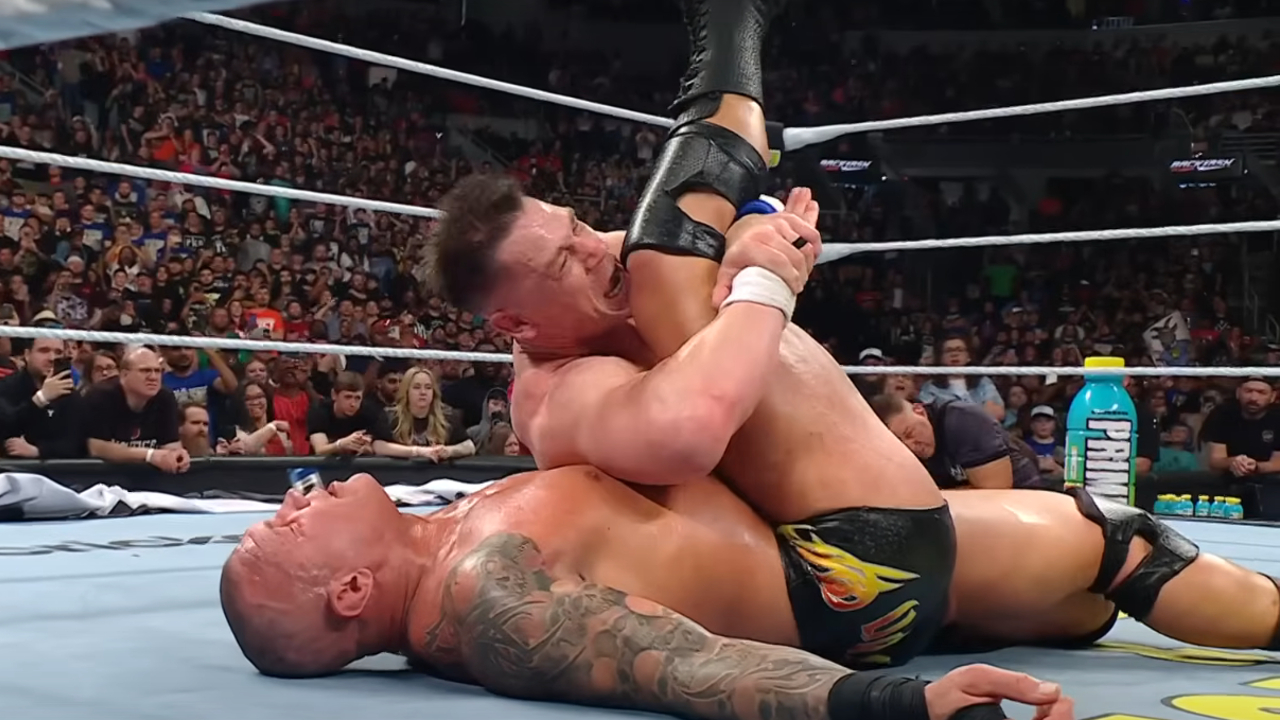 John Cena and Randy Orton at Backlash