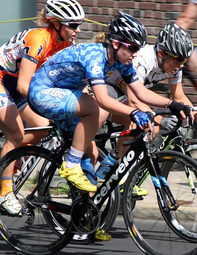 Emma White (Hot Tubes Jr Dev Team) holds her own as she gets ready for 'cross season