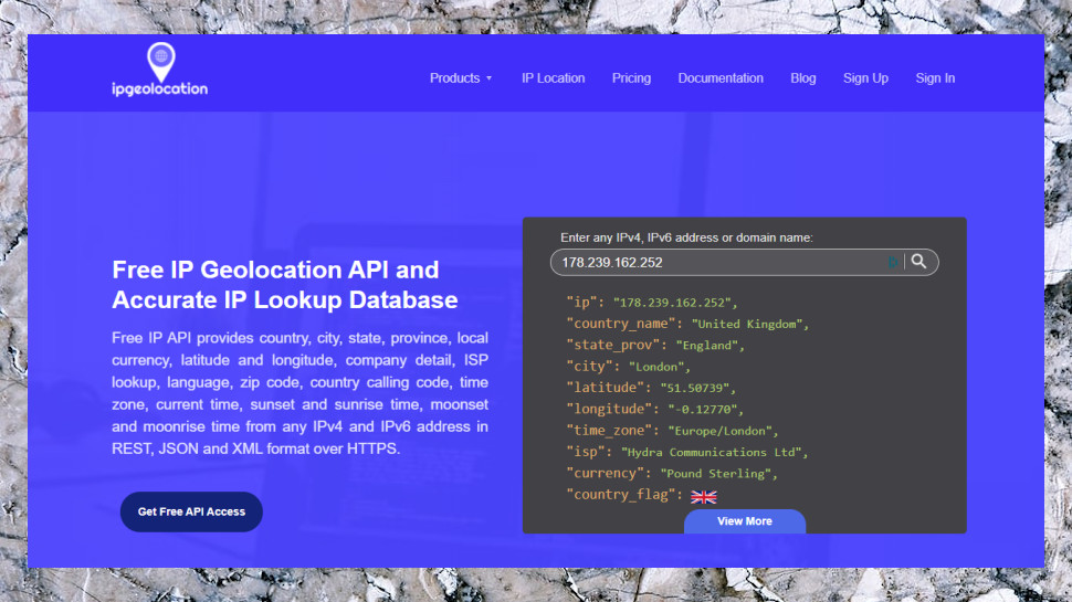 IPGeolocation.io is a popular geolocation service