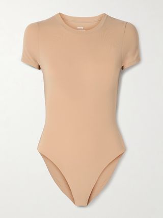 Fits Everybody T-Shirt Bodysuit 
 Clay