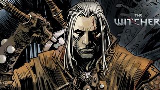 Illustrated image from The Witcher comic