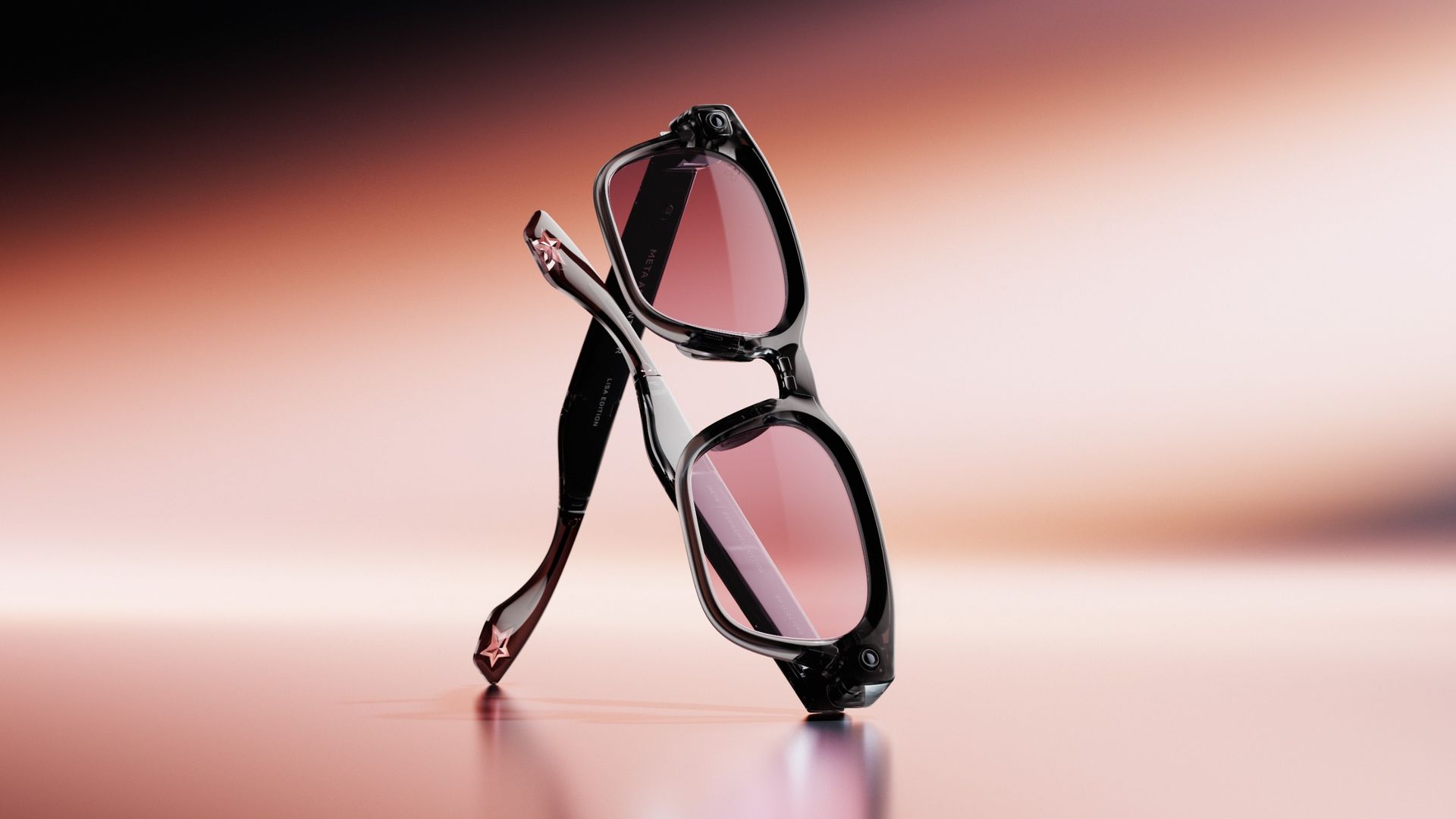 The Meta Lisa Glasses, and its cat and dog charms