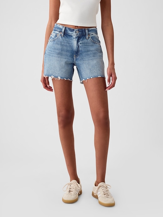 4" Low Rise Stride Denim Shorts