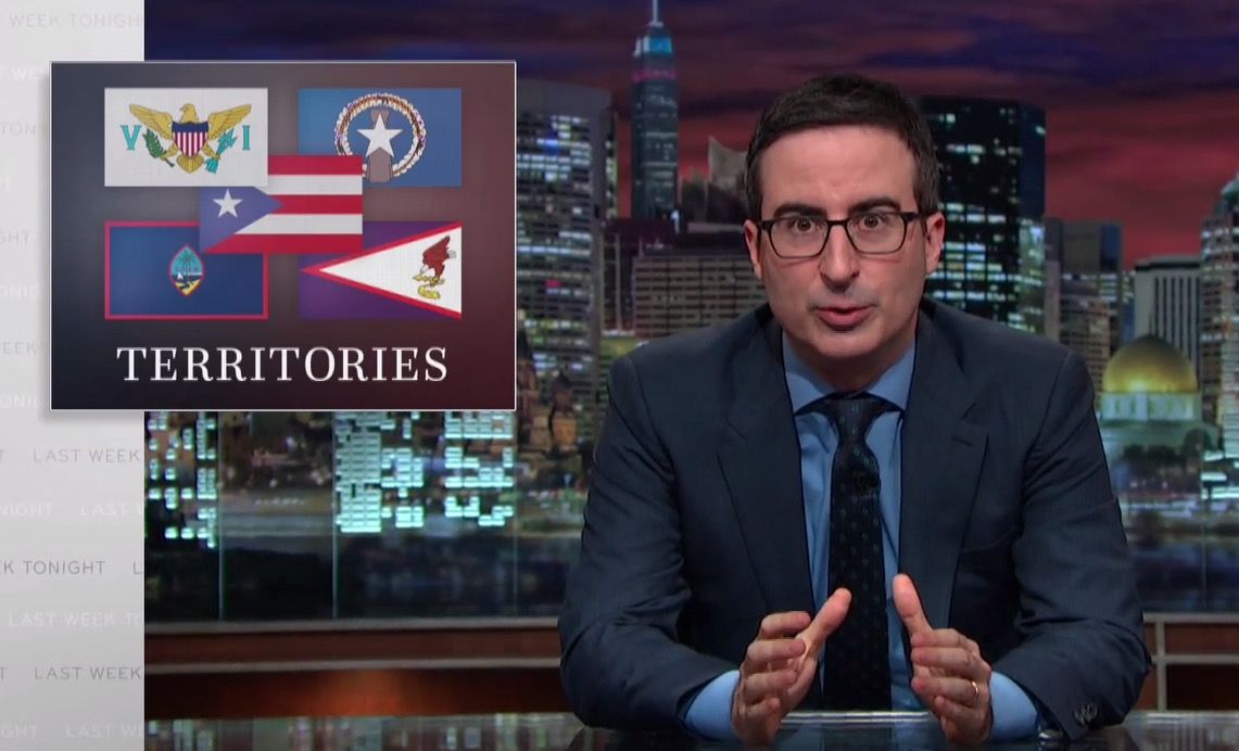 John Oliver reminds America that hit has 4 million citizens who can&amp;#039;t vote