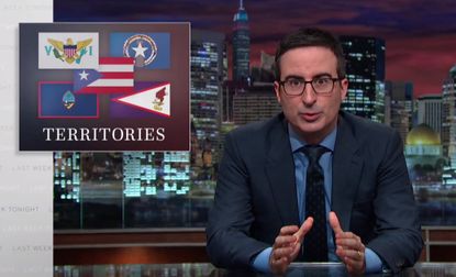 John Oliver reminds America that hit has 4 million citizens who can't vote