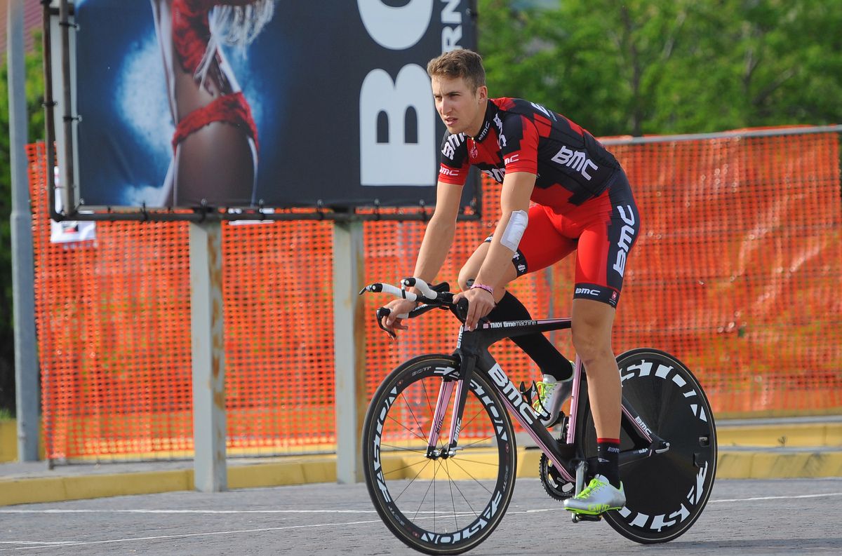 Phinney also had an opportunity to ride a custom painted timetrial bike