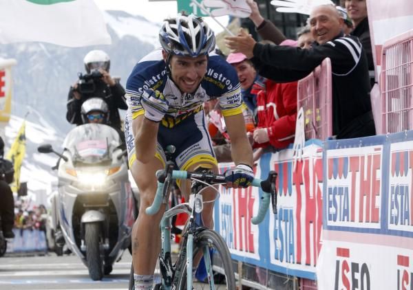 Thomas De Gendt (Vacansoleil-DCM) wins stage 20 of the Giro d'Italia