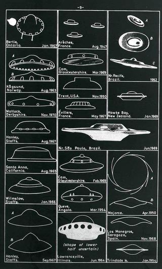 Reported UFOs take on all shapes and sizes.