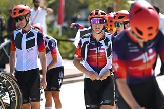 Maggie Coles-Lyster 'fired up' after finishing a close fourth on stage one of the UAE Tour Women
