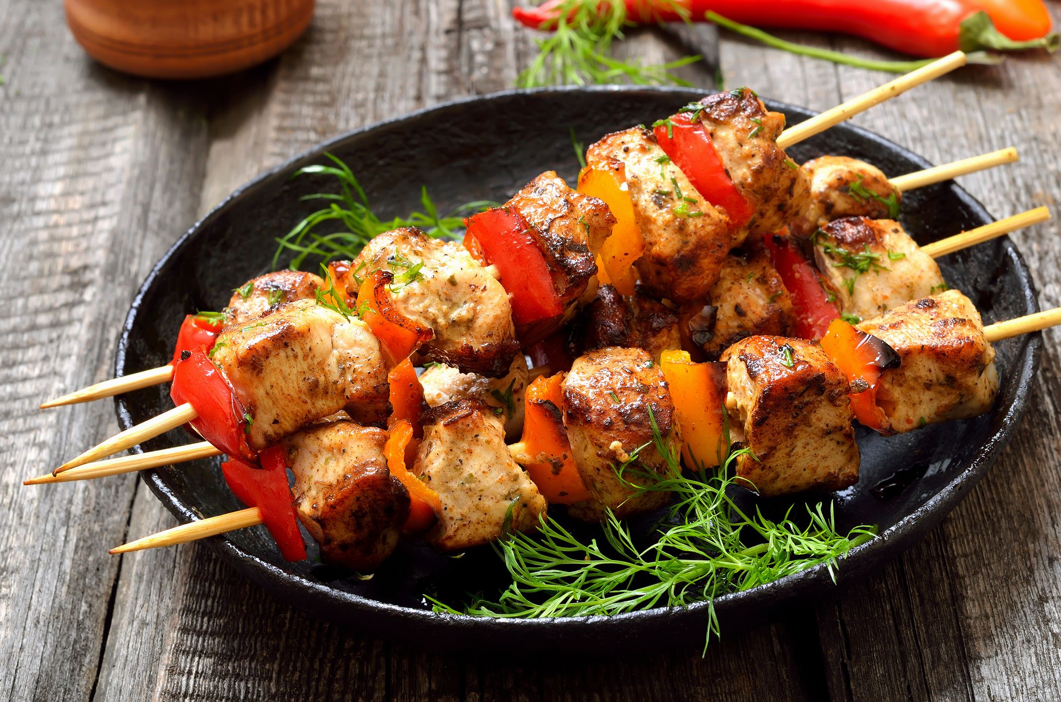 Low and light chicken shashlik recipe