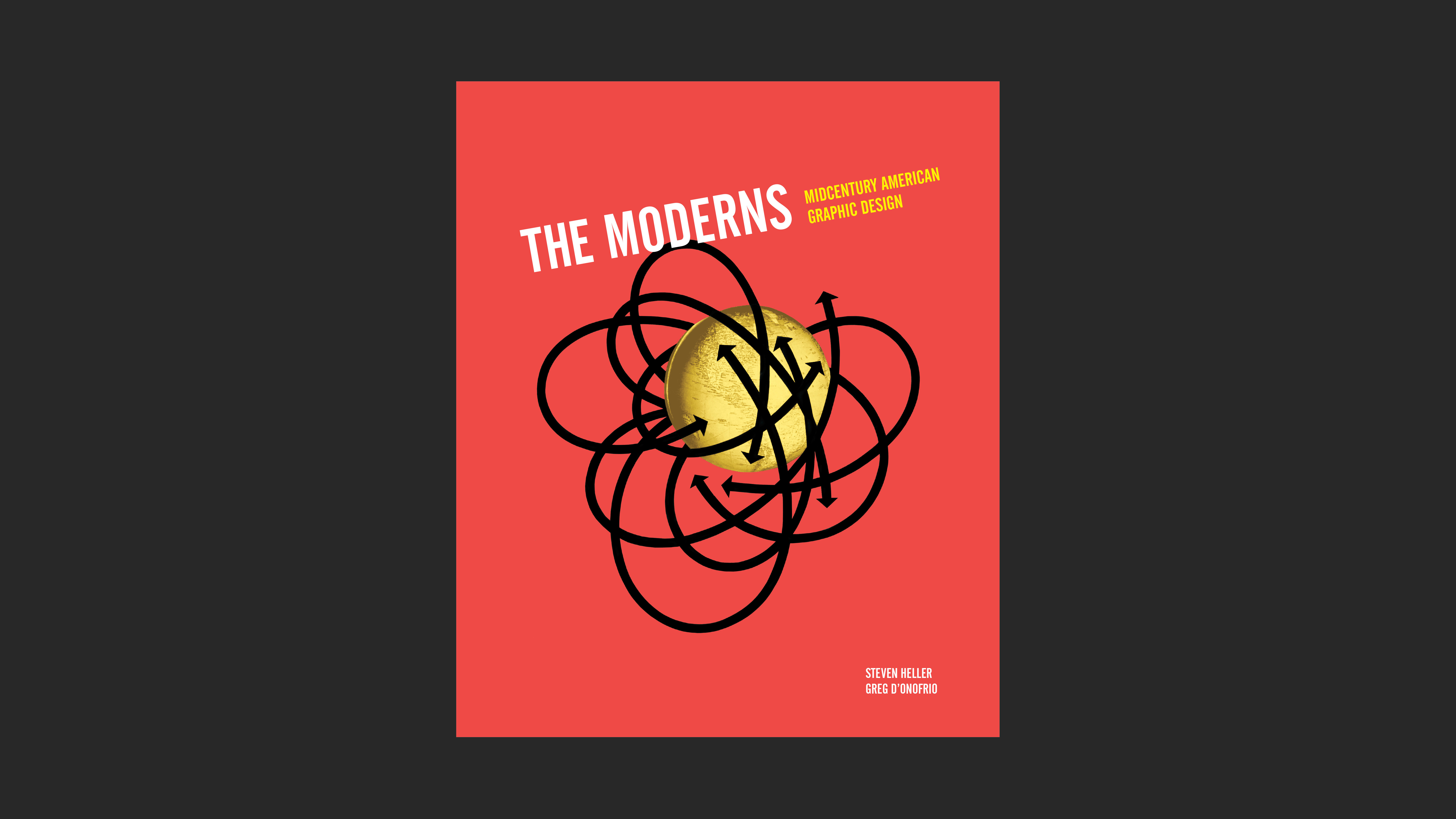 Cover of The Moderns, one of the best graphic design books