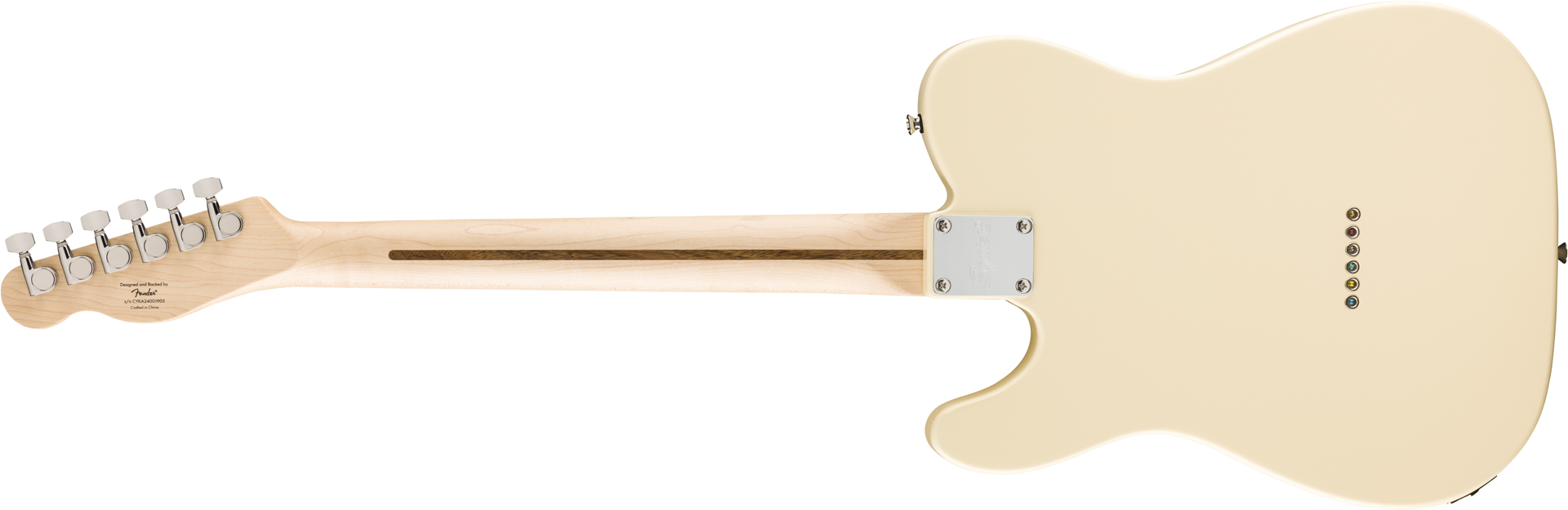 Fender Squier Affinity Telecaster Thinline rear
