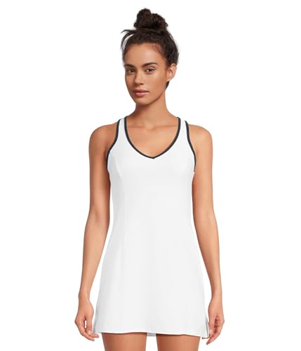 Beyond Yoga Womens Spacedye Starting Line Dress Cloud White Md One Size