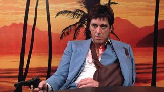 Al Pacino contemplating as Scarface