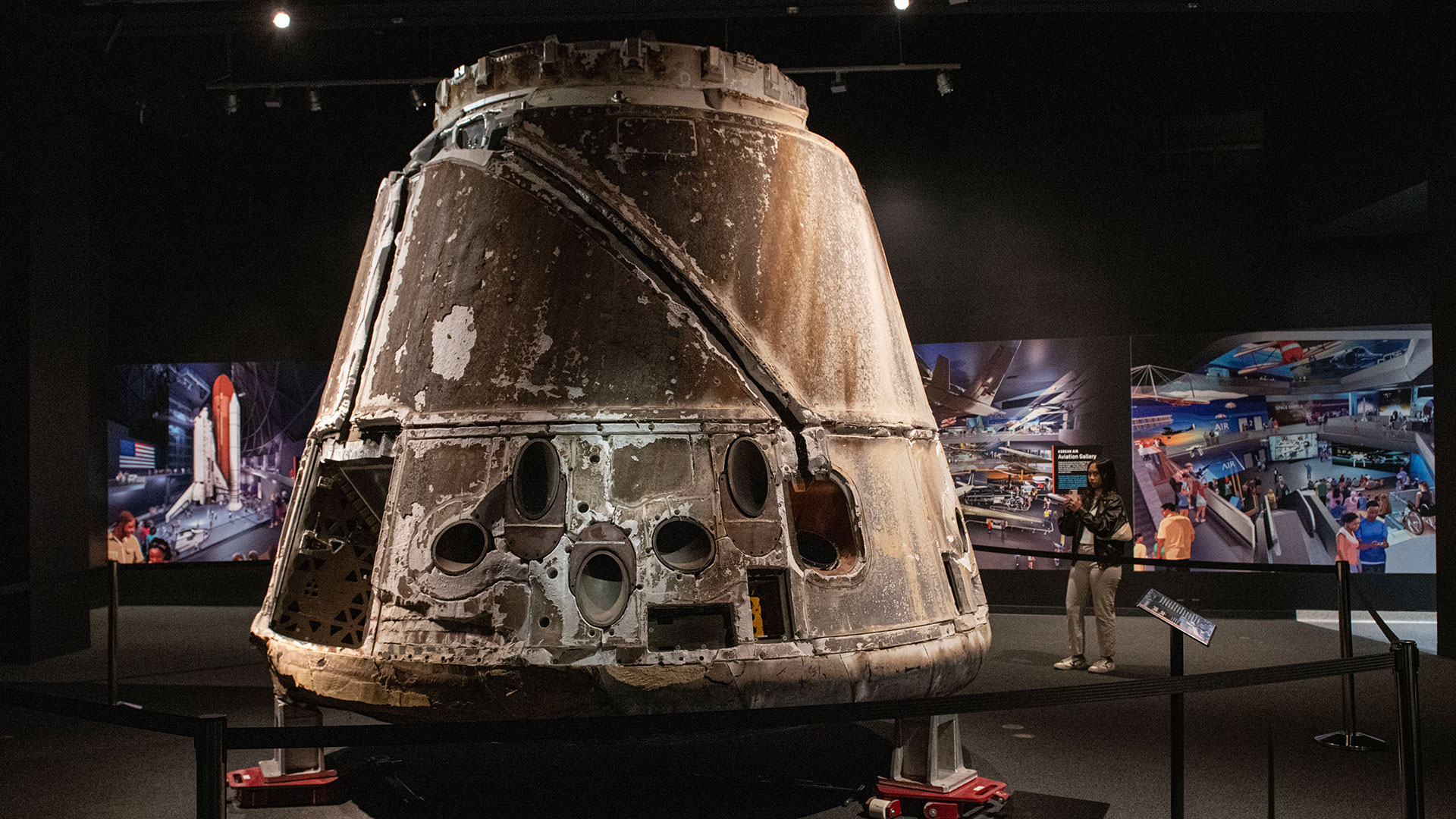 SpaceX Dragon capsule on display ahead of joining space shuttle LA exhibit Space