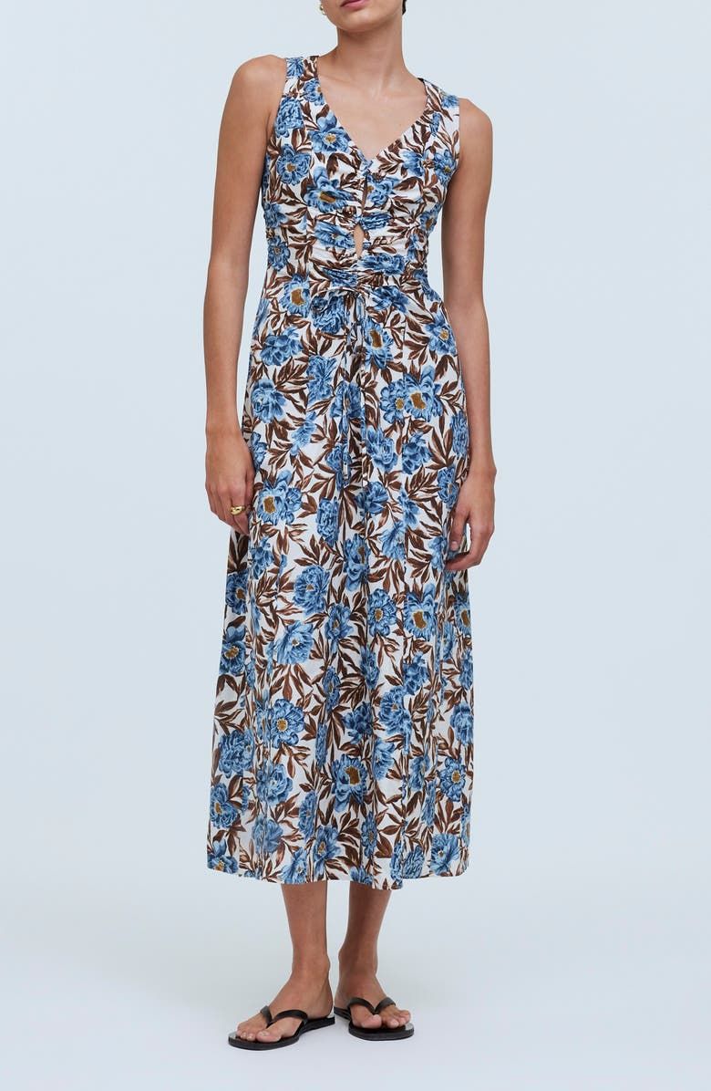 Palm Springs Sleeveless Dress, Bloom