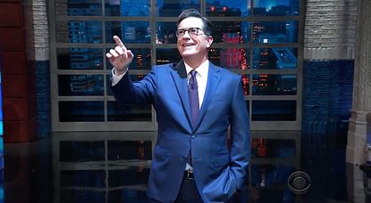 Stephen Colbert talks to God about Bill O'Reilly