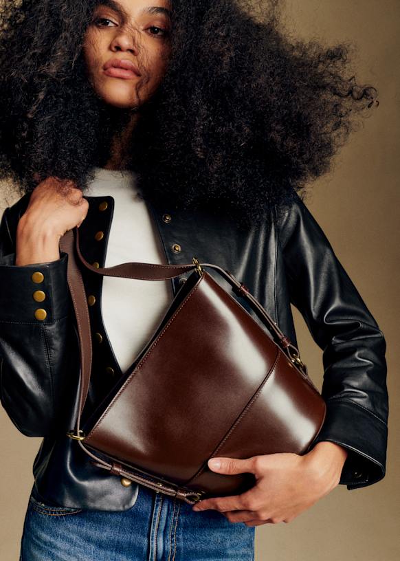 Gary Bag - Smooth Chocolate - Bovine Leather - S&amp;eacute;zane