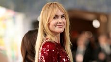 Nicole Kidman in red sequin on the red carpet