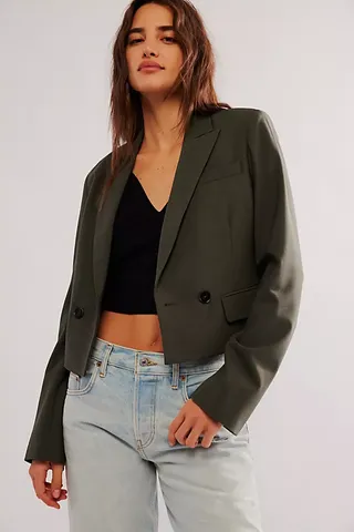 Eng anliegender Blazer