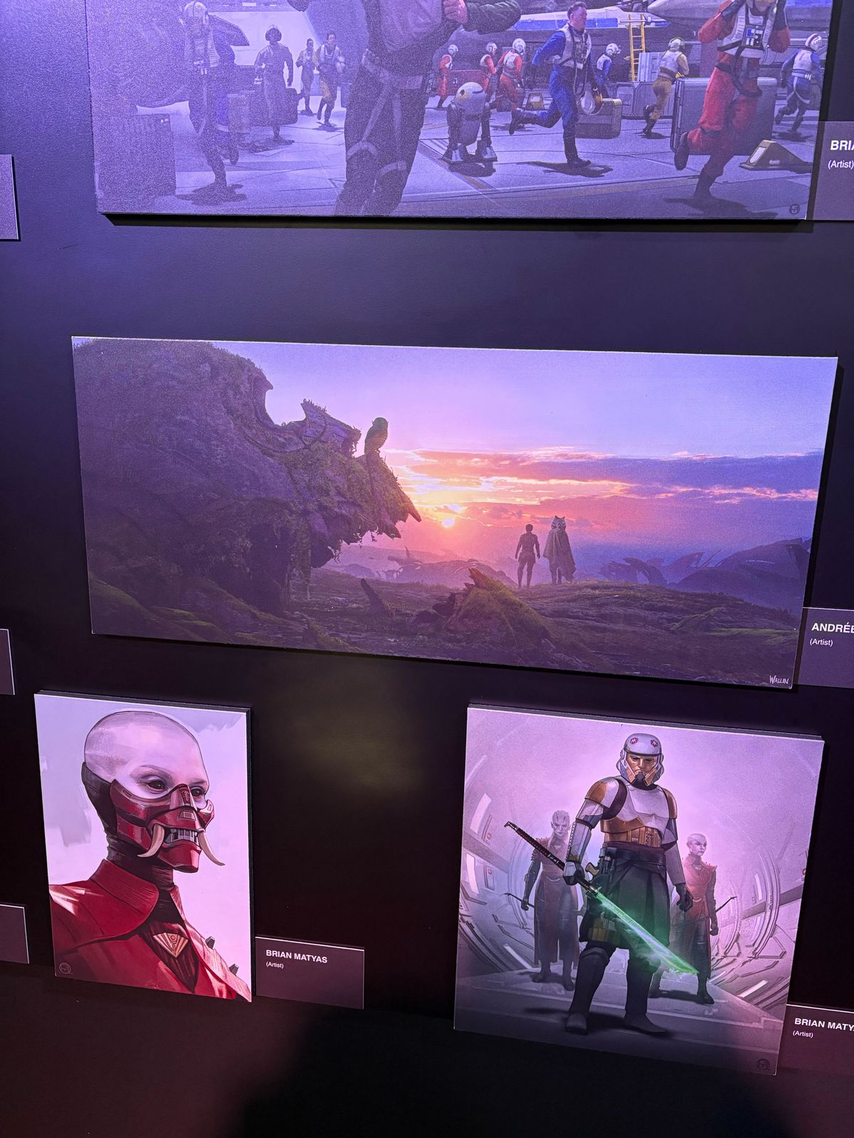 Ahsoka season 2 concept art on display at D23