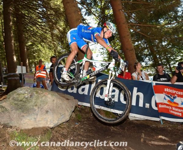 Daniele Braidot (Italy) on his way to a bronze medal