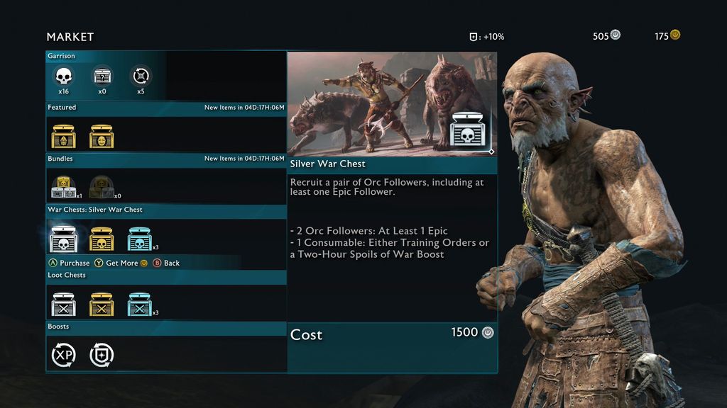 Middleearth Shadow of War How to Get Chests GamesRadar+