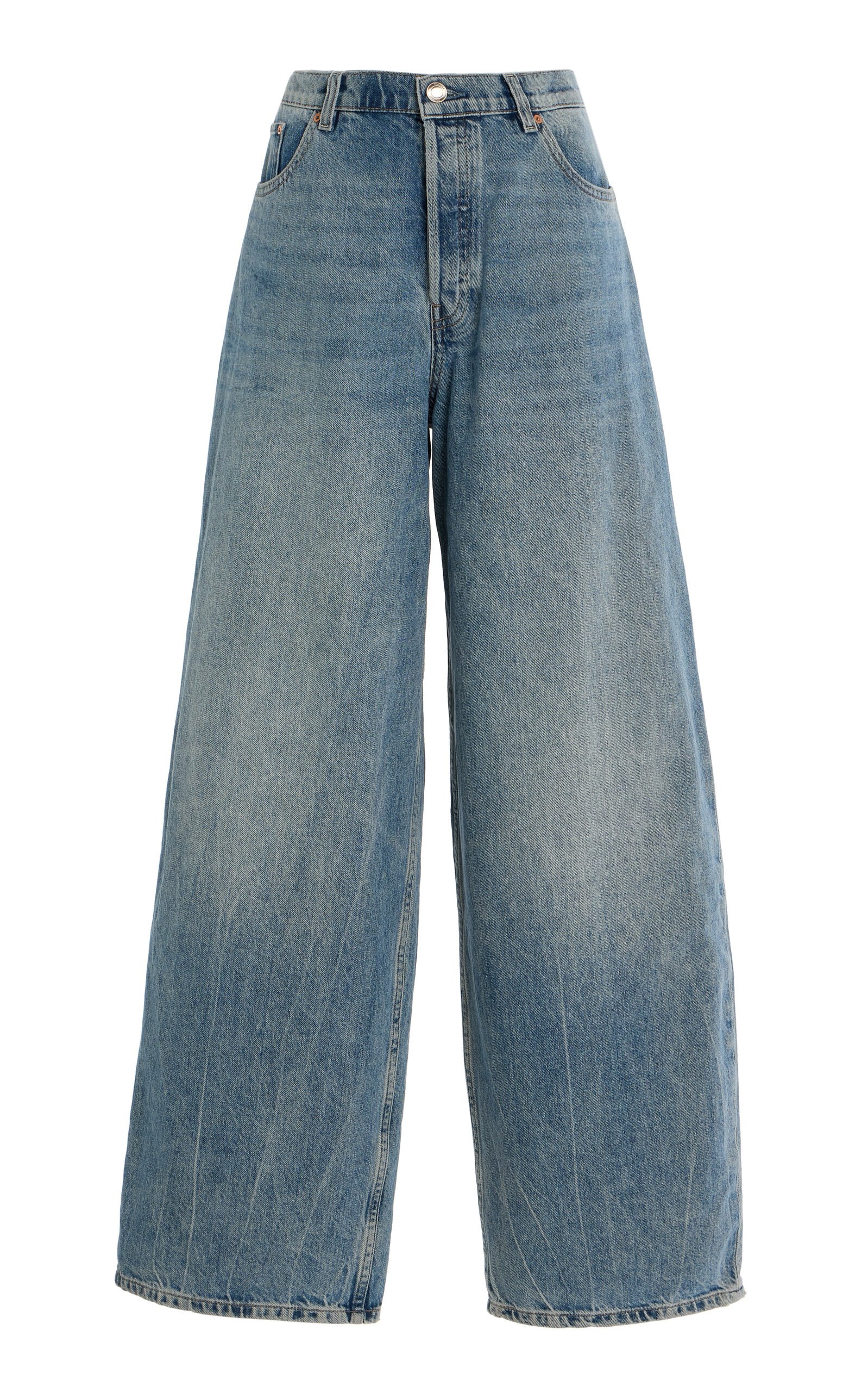 Razi High-Rise Wide Barrel Jeans