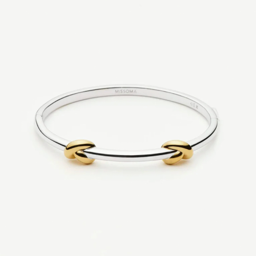 Lucy Williams Knot Hinged Bangle