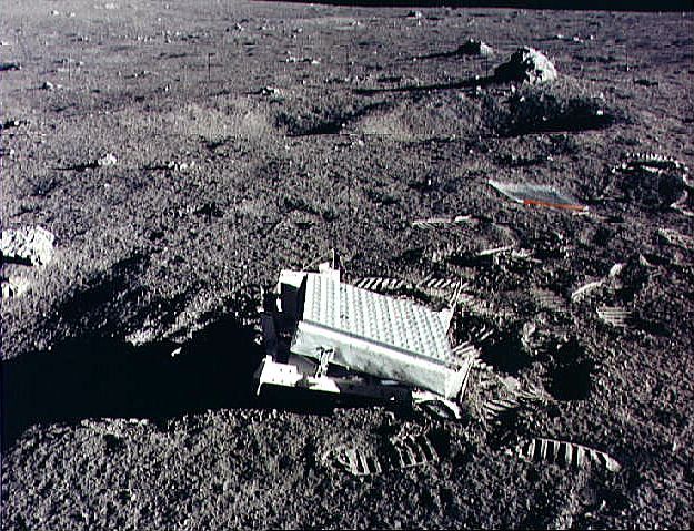 The moonwalking crew of Apollo 11, which landed on the moon 50 years ago this month, put special retroreflectors on the lunar surface, as did the late