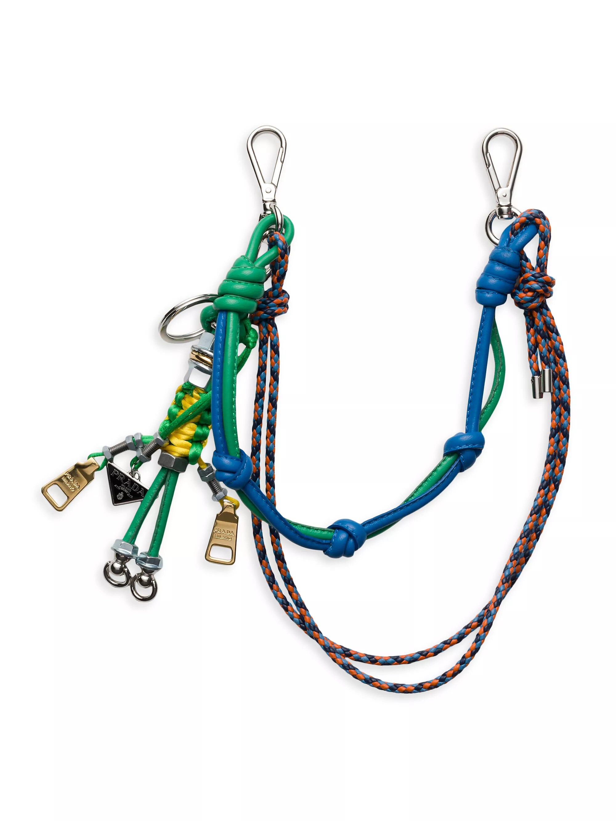 Pop Strings Nappa Leather and Metal Bag Charm
