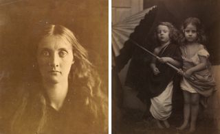 Portrait of a woman, & portrait of 2 children